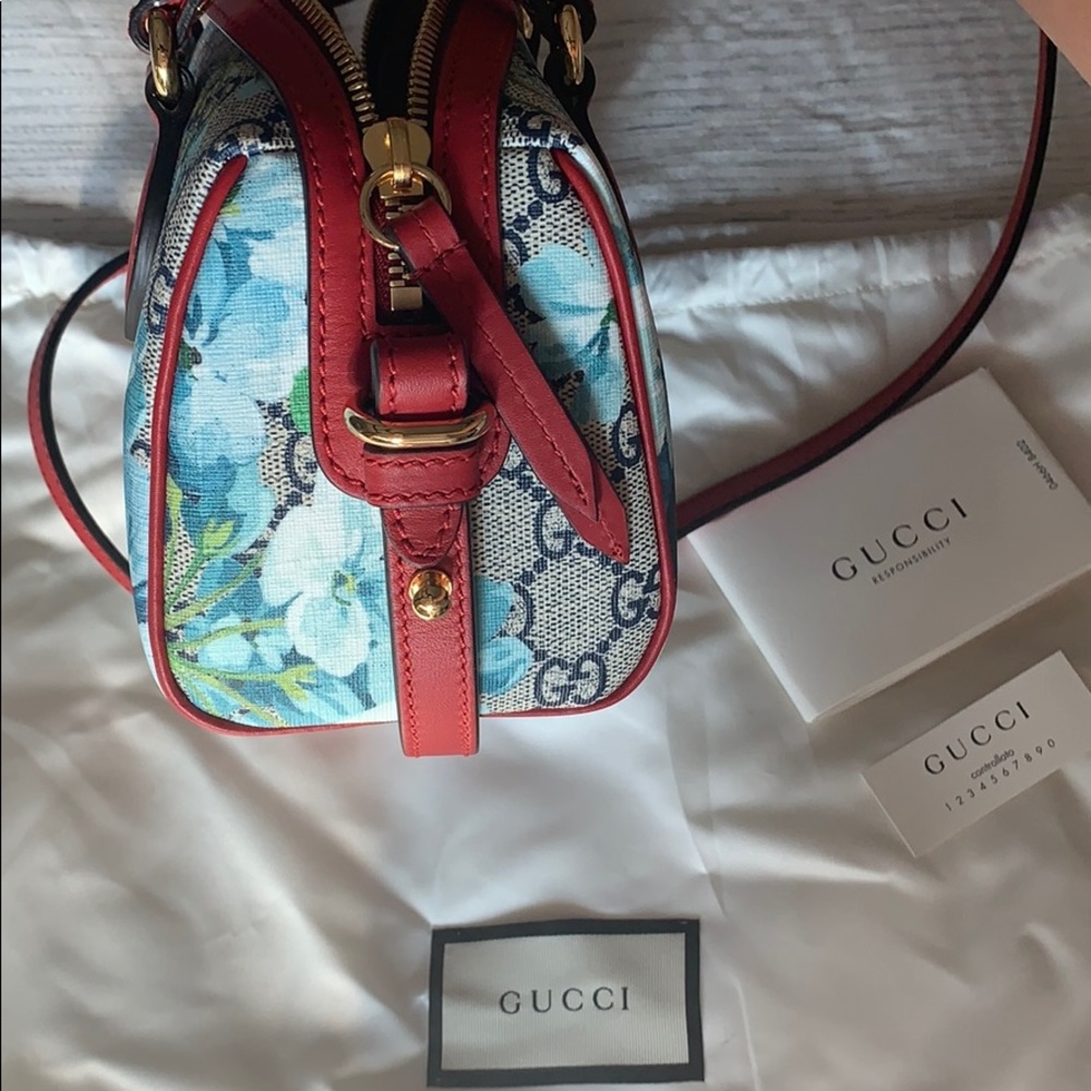 Gucci Monogram Blooms Mini top handle bag - Picture 5 of 8
